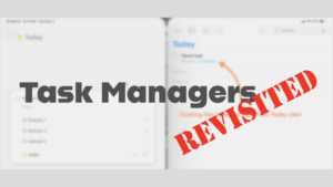 Task managers revisited